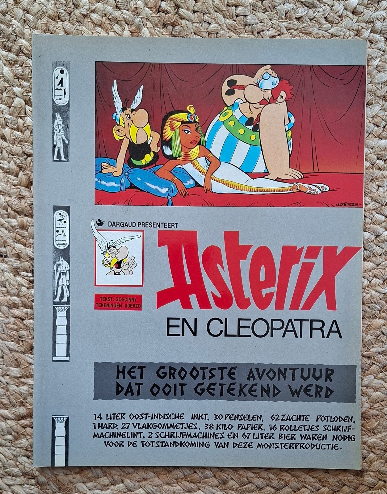 Astetix en Cleopatra,  druk uit 1988, Eén stripboek, Ophalen of Verzenden, Zo goed als nieuw, Uderzo & Goscinny