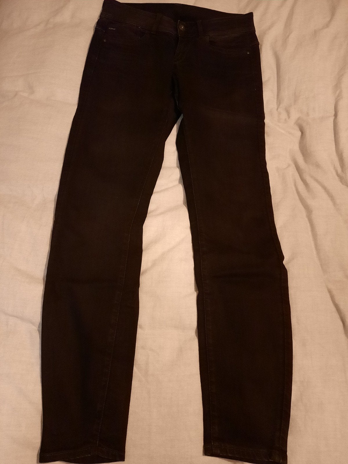 G-Star RAW Lynn Mid Skinny Jeans W29 L32 Zwart, Zwart, Ophalen of Verzenden, Zo goed als nieuw, W28 - W29 (confectie 36)