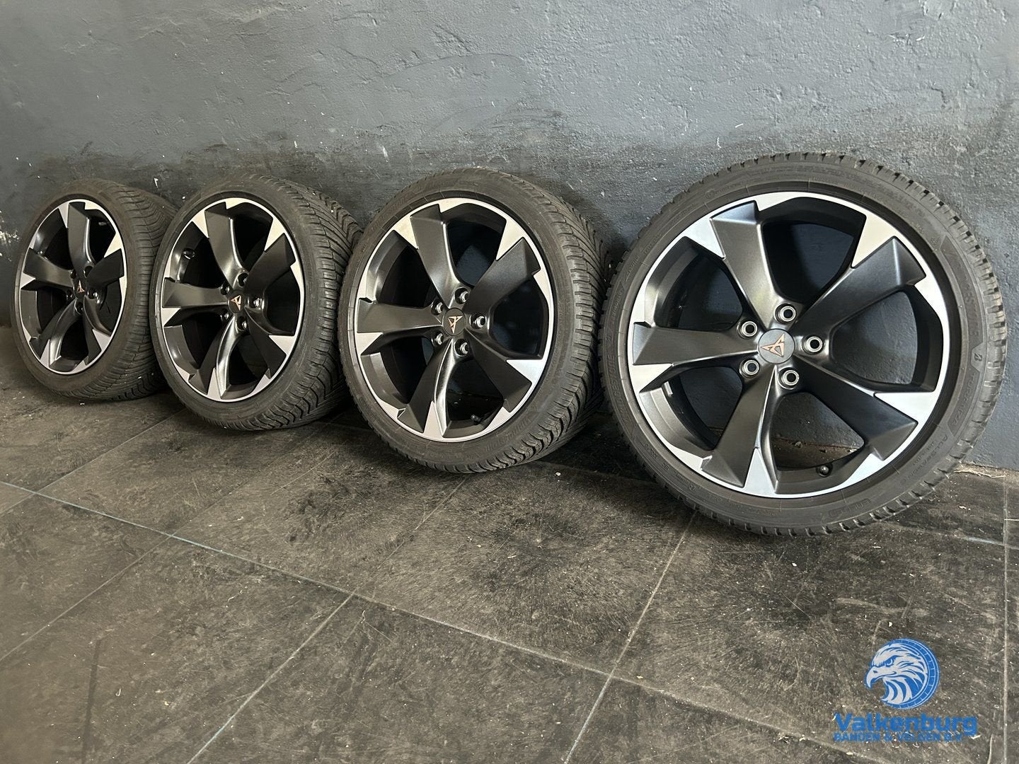 6-7mm! Originele Seat Cupra Leon KL 5FA 18 inch zwarte velge, 18 inch, Gebruikt, -, -