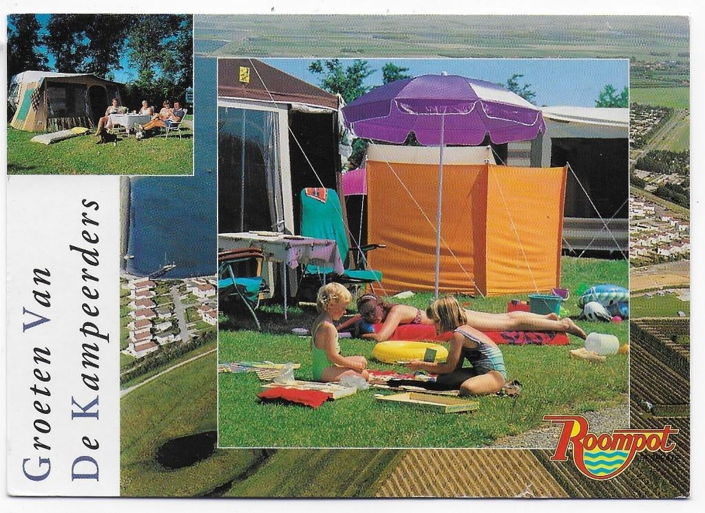 De Roompot de kampeerders Zeeland Ansichtkaart (B2497 ), Ophalen of Verzenden, 1980 tot heden, Gelopen, Zeeland