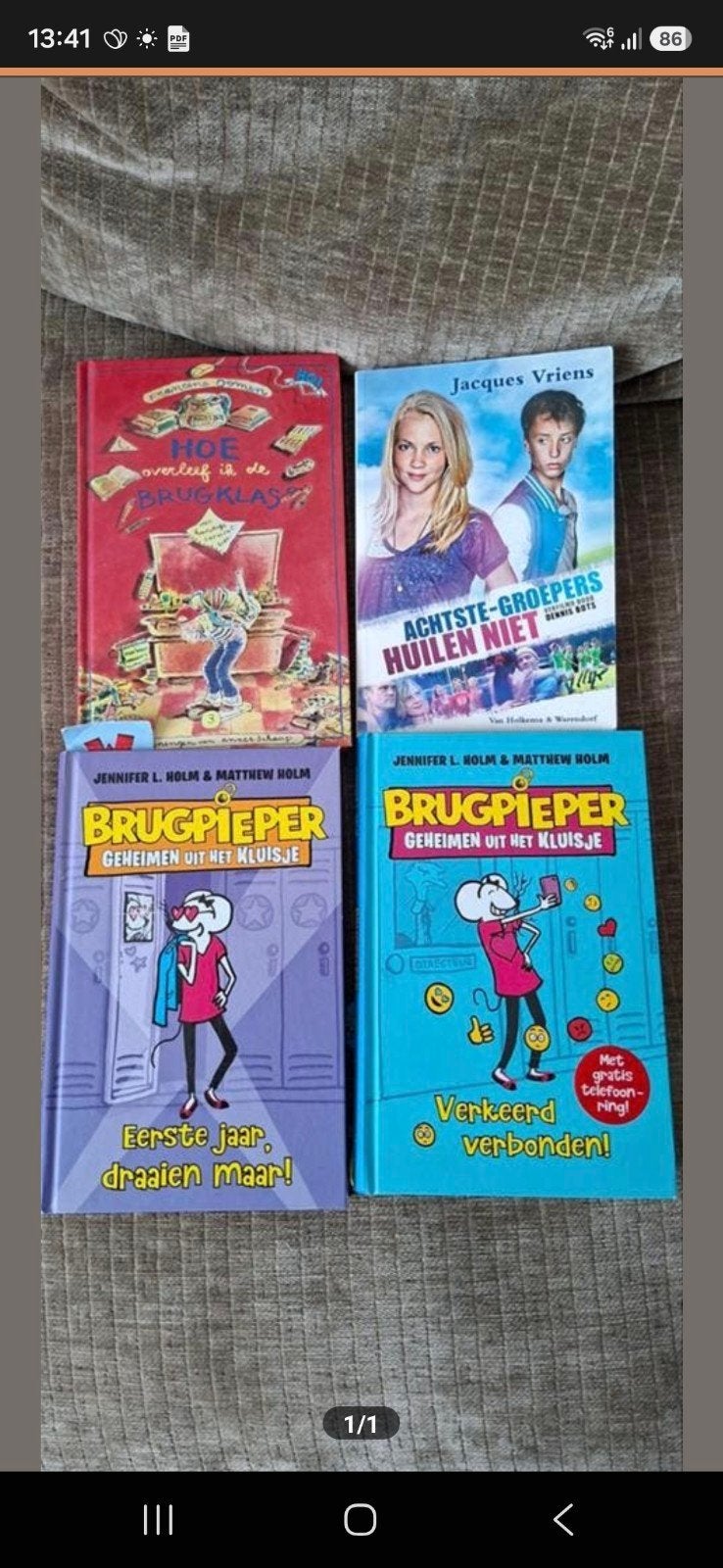 Boeken voor groep 8 en brugklas, Boeken, Ophalen of Verzenden, Gelezen