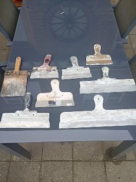 8 gebruikte spacmessen handig voor muren afsteken, Doe-het-zelf en Verbouw, Gereedschap | Handgereedschap, Gebruikt, Info@sandersverbouwingen.com