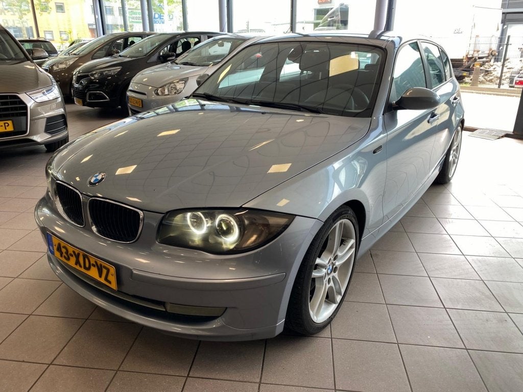 BMW 1-serie 118i Business Line Airco NW APK BJ 2007 !, 1-Serie, Achterwielaandrijving, Blauw, Origineel Nederlands