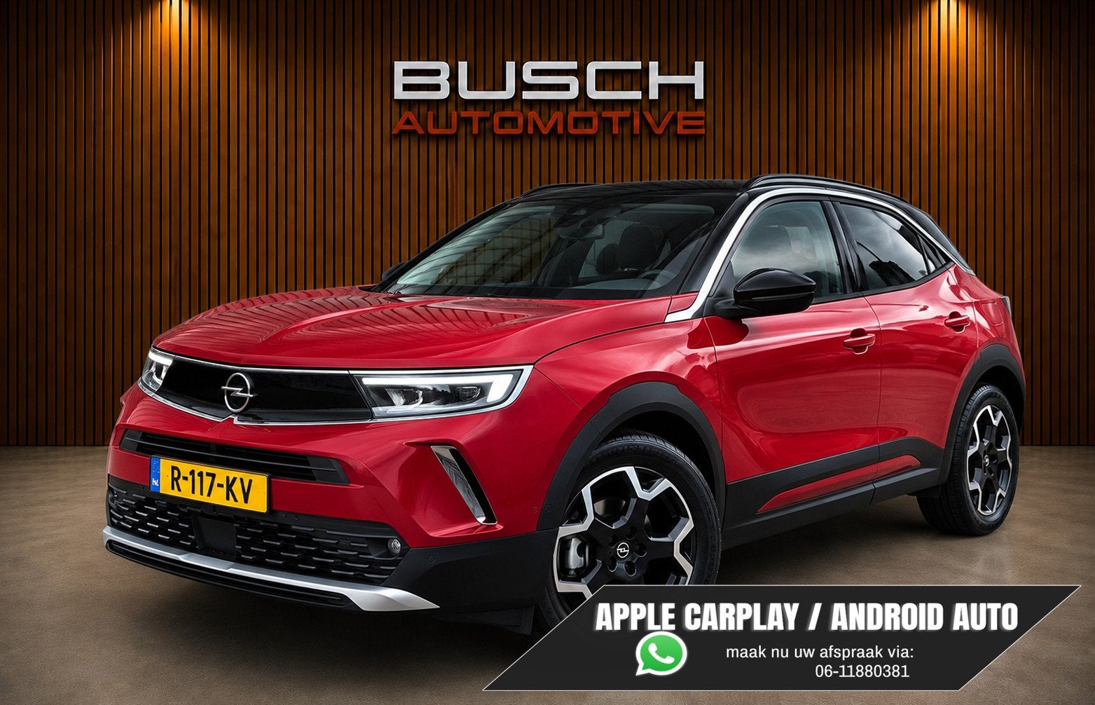 Opel Mokka-e Ultimate 50-kWh 11kw bl. | SoH 98% | TREKHAAK |, Auto's, Dealer onderhouden, 136 pk, Gebruikt, Mokka-e