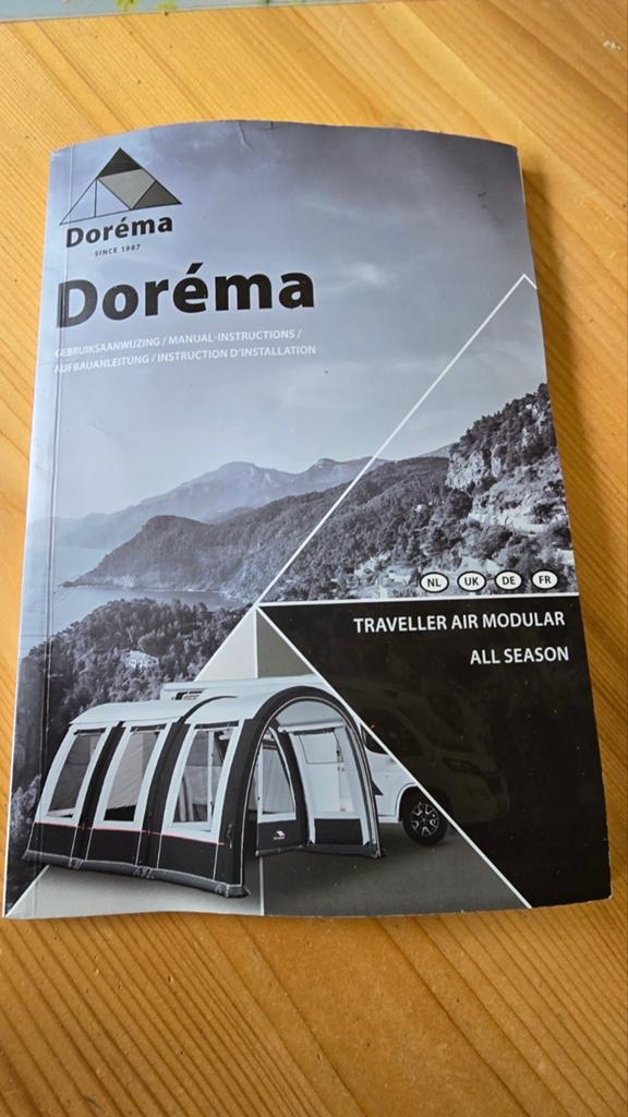 Dorema Traveller Air Modulair All Season bustent + extra's, Caravans en Kamperen, Verzenden