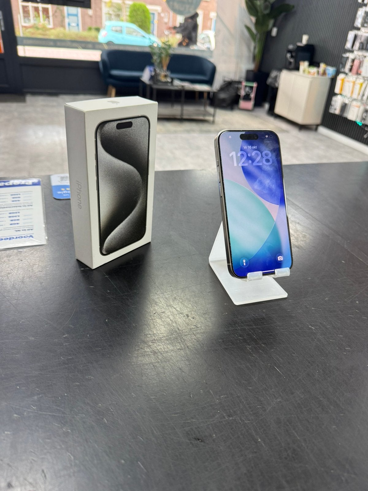 iPhone 15 Pro 256Gb Wit – Accu 98%!  Goedestaat |, Ifixiteasy, Ophalen of Verzenden, Zo goed als nieuw, Info@ifixiteasy