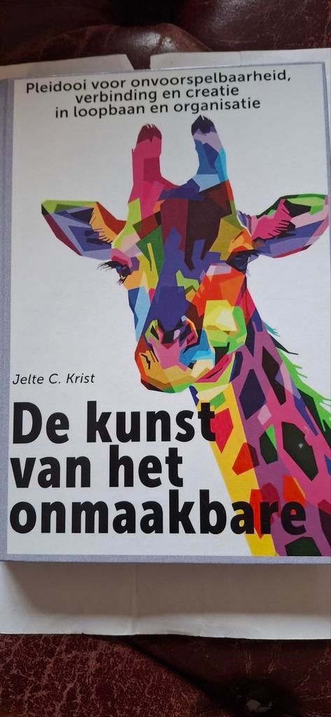 De kunst van het onmaakbare - Jelte C. Krist, Boeken, Overige Boeken, Zo goed als nieuw, Ophalen of Verzenden