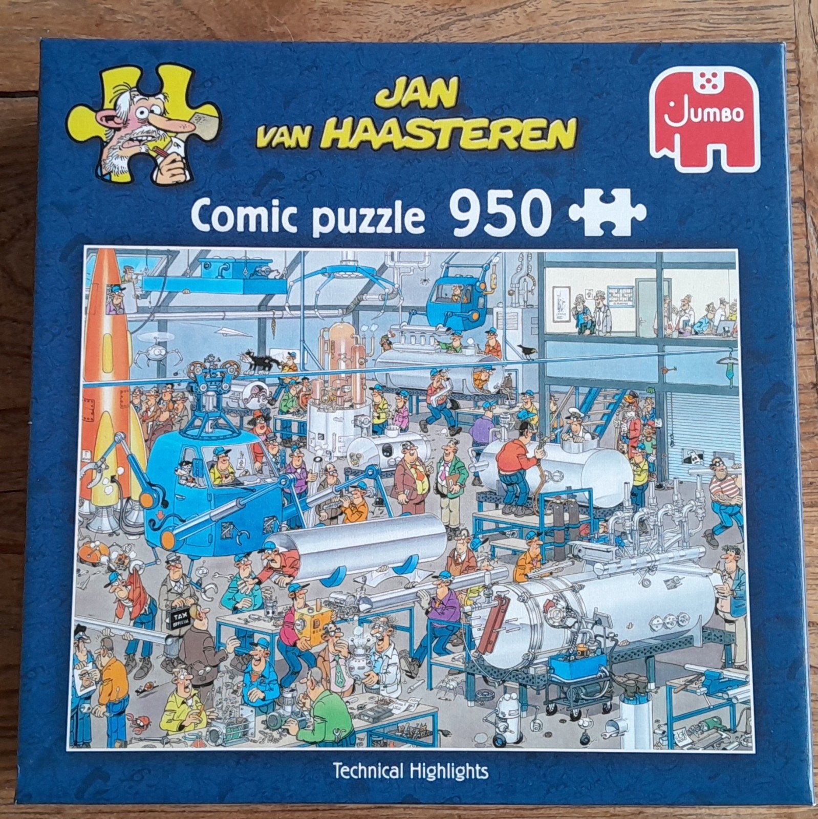 Jan van Haasteren puzzle 950 stukjes - Technical Highli, Ophalen of Verzenden, 500 t/m 1500 stukjes, Zo goed als nieuw, Legpuzzel