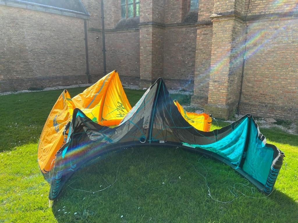 kite set te koop!, Gebruikt, Kitesurf-set, 8 m², Geen board