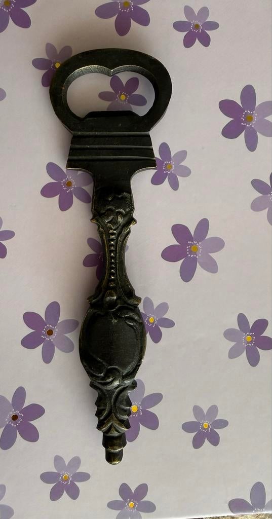 Vintage messing flesopener, Ophalen of Verzenden