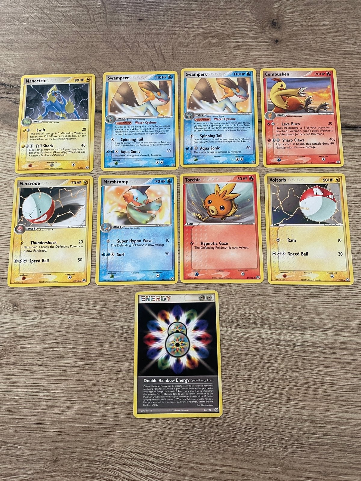 Pokemon kaarten set emerald, Ophalen of Verzenden, Gebruikt, Meerdere kaarten
