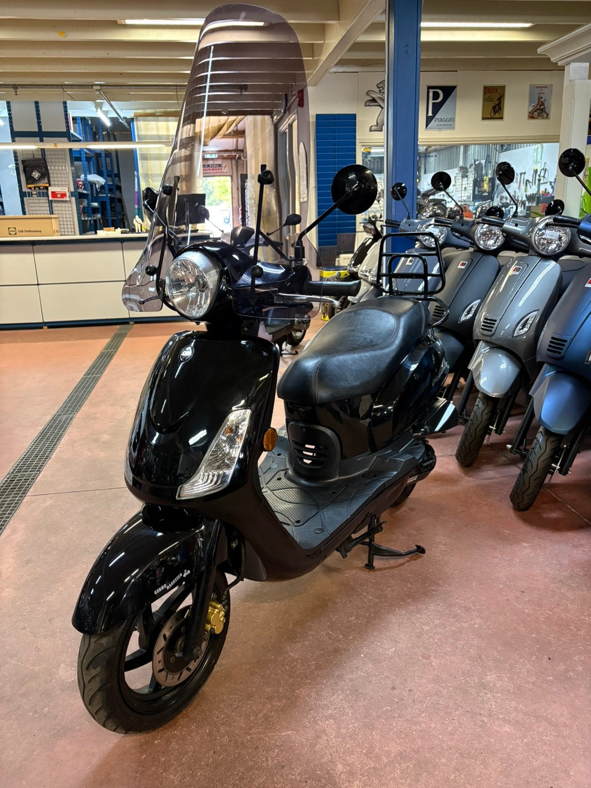 Gebro scooters; Sym fiddle II 45KM BJ2019 Glans zwart, Fietsen en Brommers, Scooters | SYM, Gebruikt, Maximaal 45 km/u, Ophalen of Verzenden