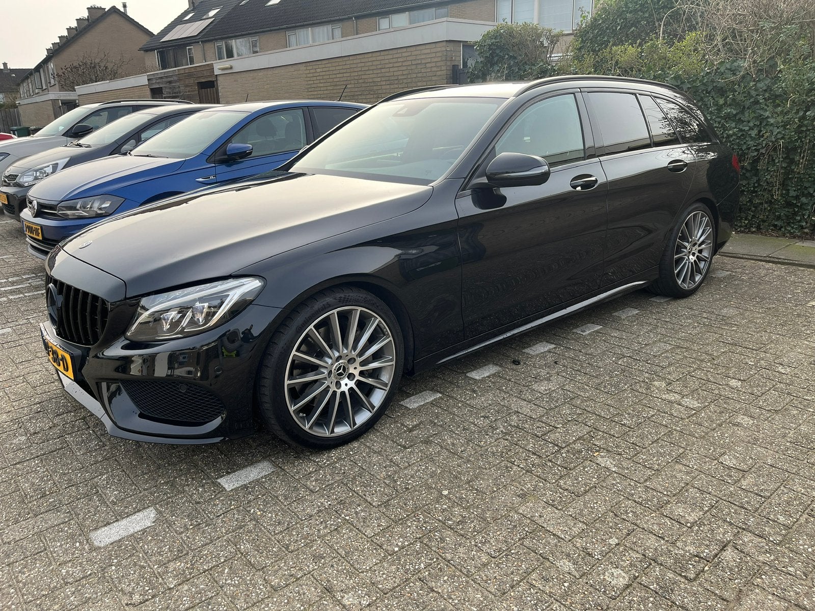 Mercedes-Benz C-Klasse C250 211pk 9G-TRONIC 2017 Zwart, Auto's, Automaat, Achterwielaandrijving, 1800 kg, 4 cilinders