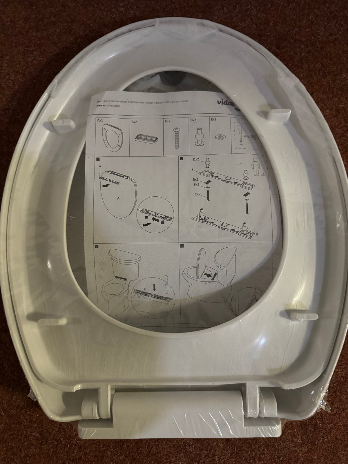 Nieuwe WC bril - Wit, universeel model, Ophalen, Nieuw, Toilet