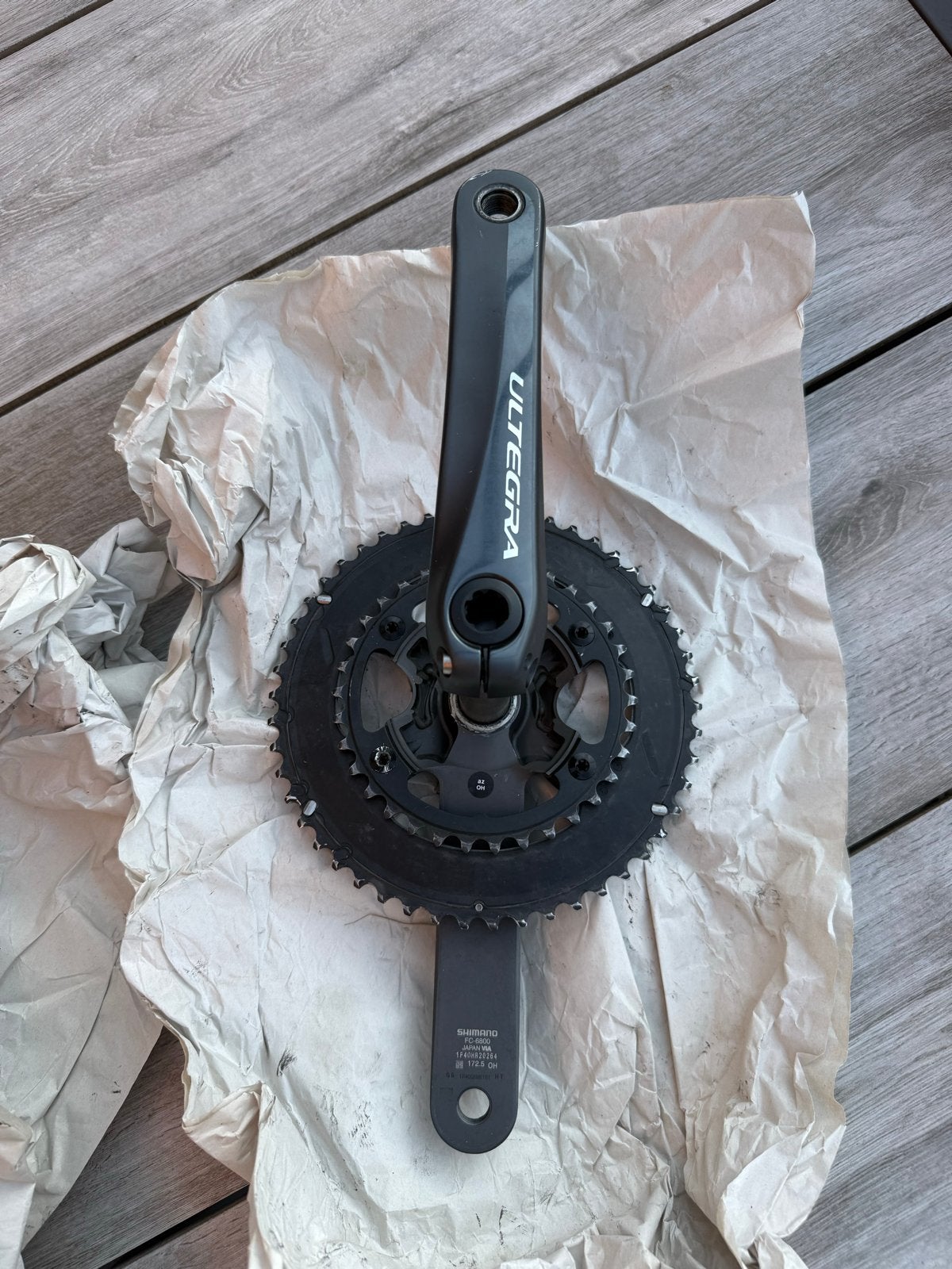 Shimano Ultegra FC-6800 Compact Crankstel 50/34t, Fietsen en Brommers, Fietsonderdelen, Crankstel of Pedalen, Ophalen of Verzenden