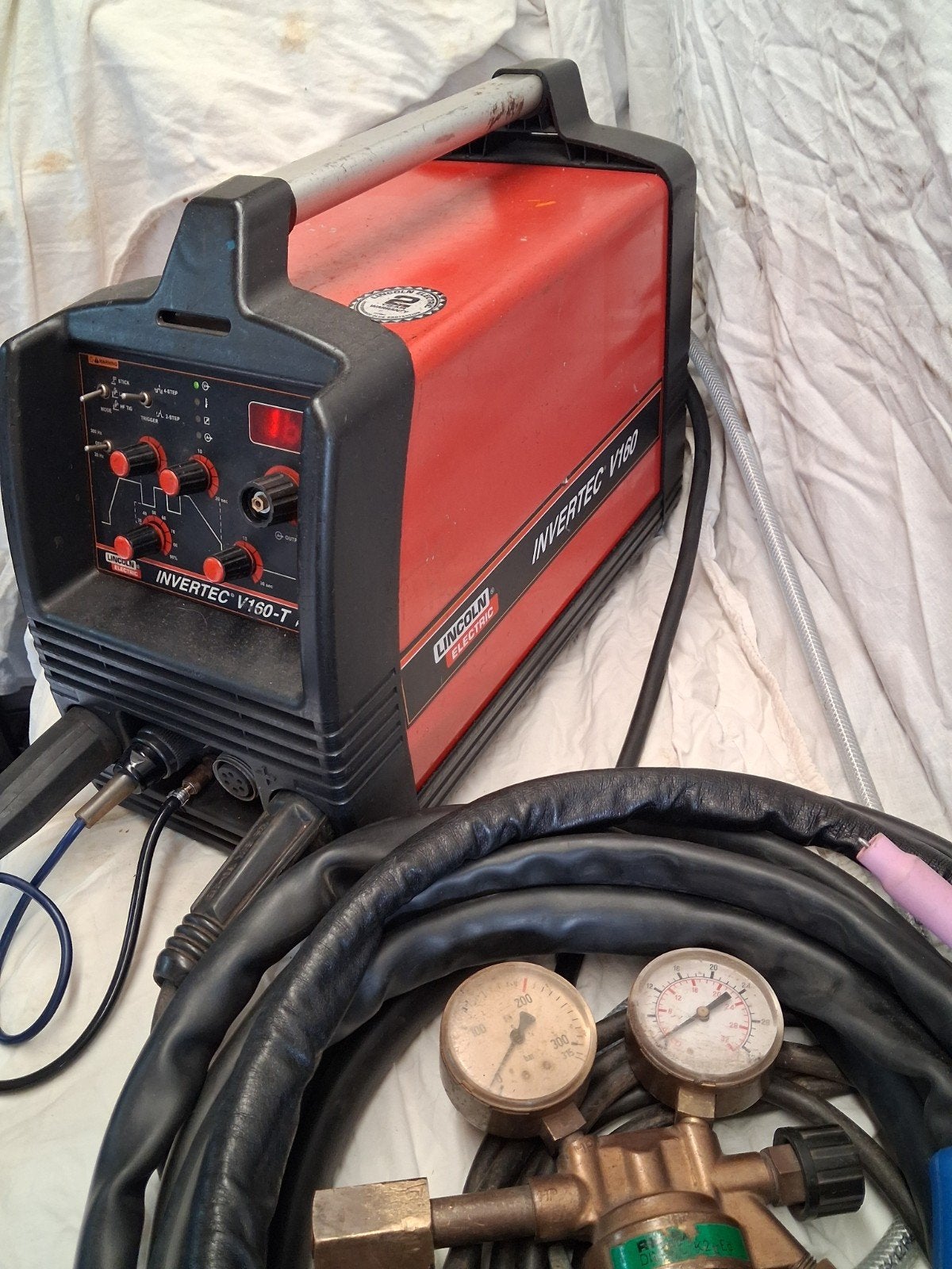 Te koop Lincoln invertec V160-T puls, Ophalen of Verzenden, Gebruikt, Inverter