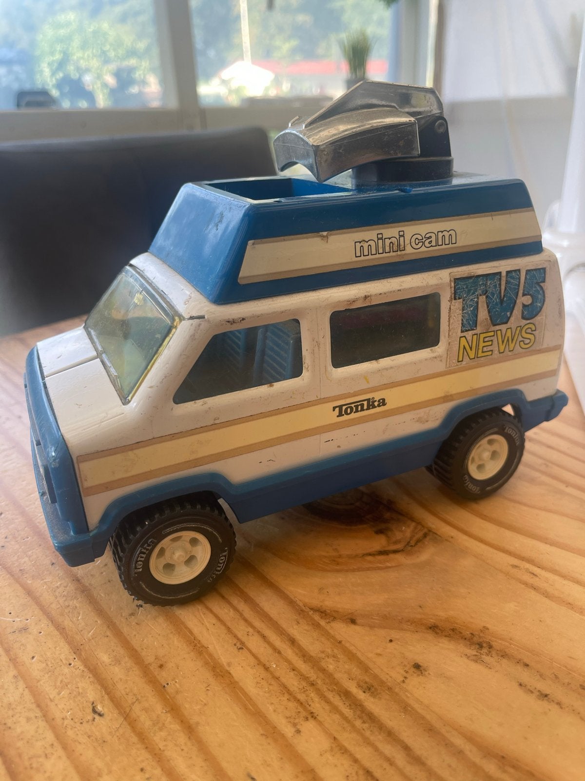 Vintage Tonka TV5 News Mini Cam busje, Ophalen of Verzenden, Gebruikt