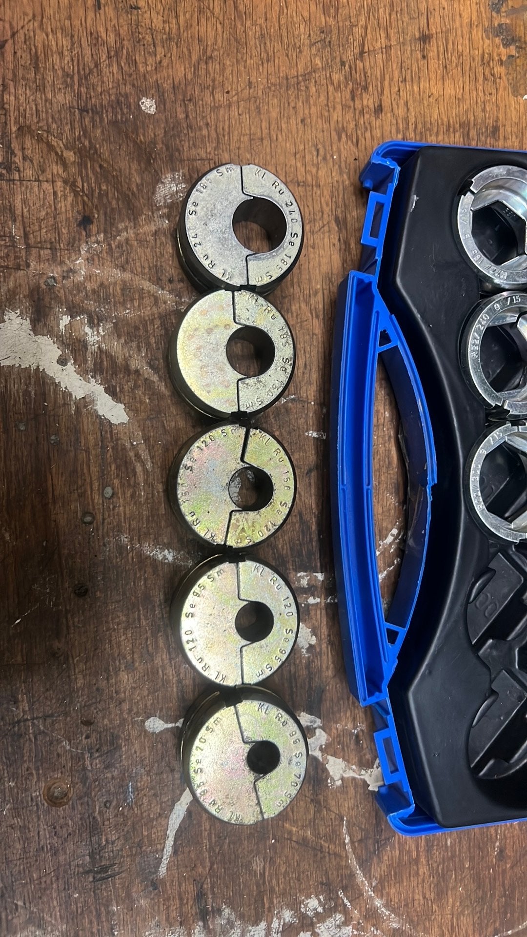 Klauke R22SET Persunit 6 tot 300 mm²+ aluminium set, Ophalen of Verzenden, Zo goed als nieuw