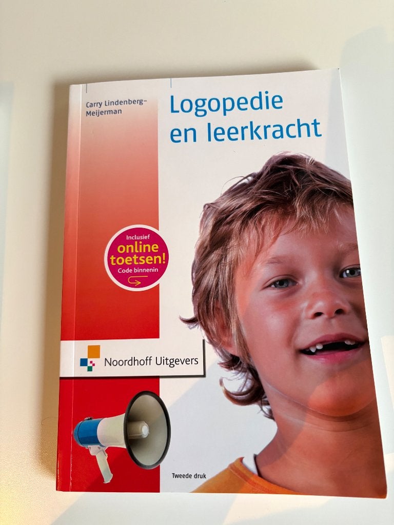 Logopedie en leerkracht, Zo goed als nieuw, Noordhoff Uitgevers, Beta, HBO