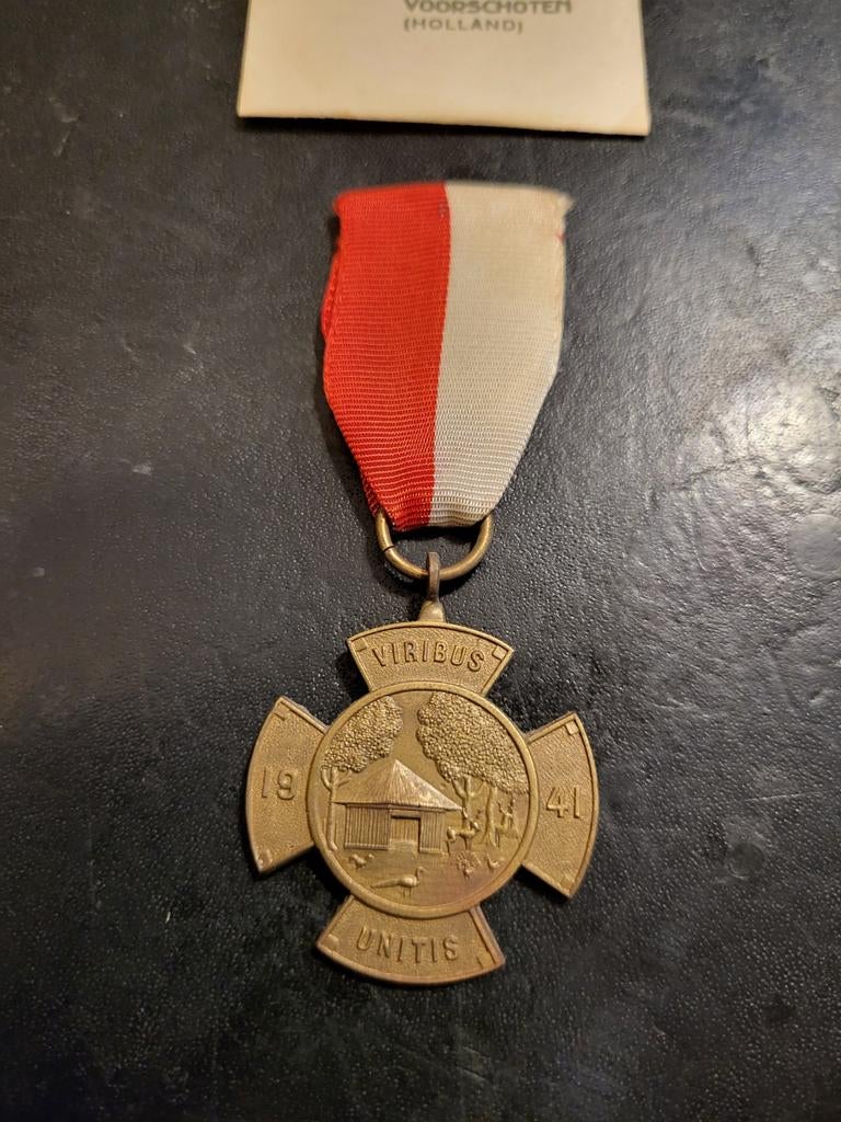 Medaille uit 1941. Vintage, Postzegels en Munten, Penningen en Medailles, Ophalen of Verzenden, Overige materialen, Nederland