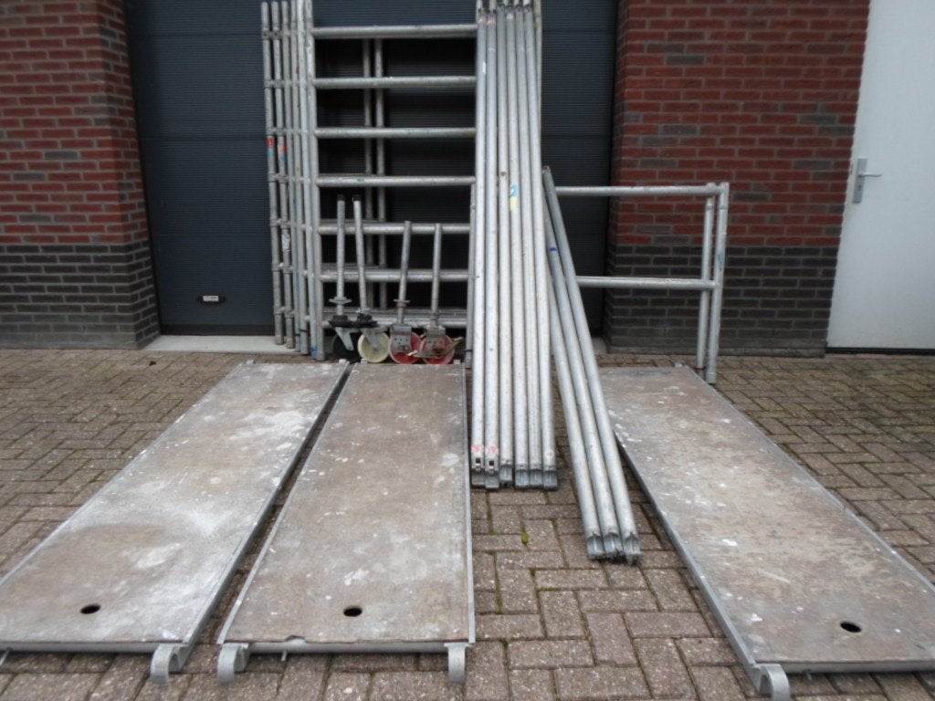 Rolsteiger plus steigertransporter, Doe-het-zelf en Verbouw, Ophalen, Gebruikt, Rolsteiger of Kamersteiger, 5 meter of hoger