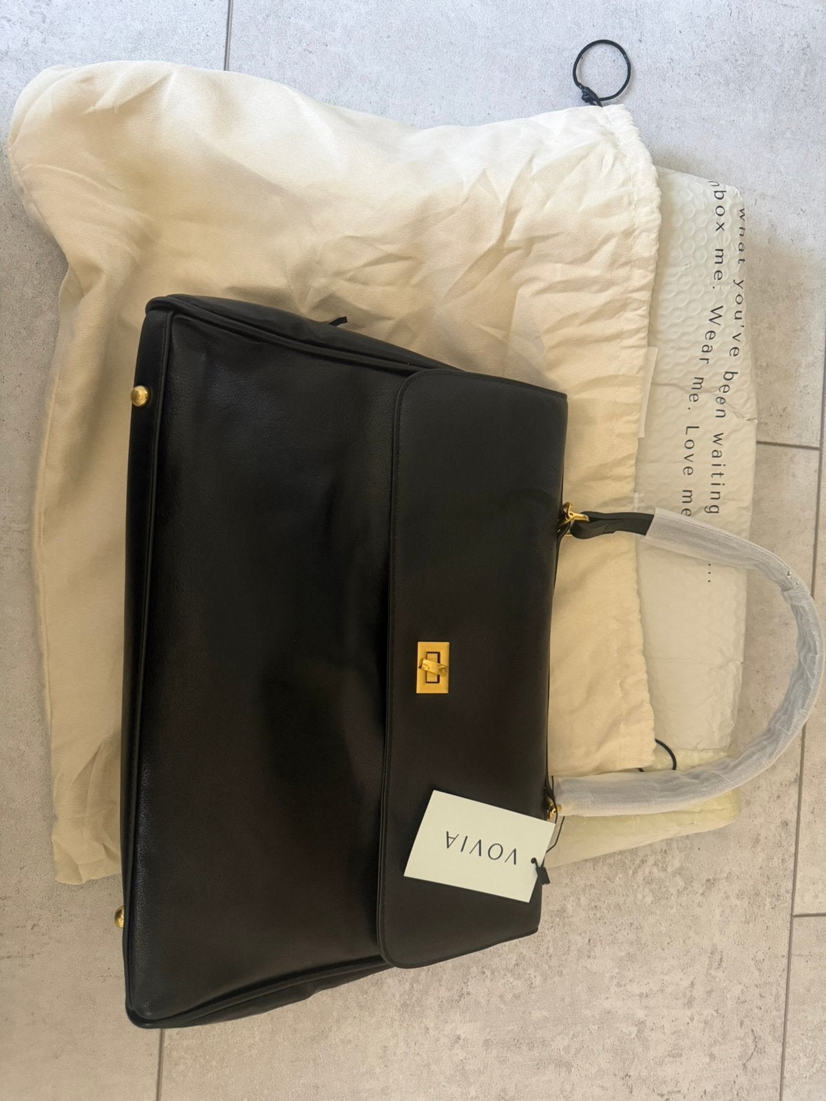 Brand New: VOVIA Ciara Essential Bag – Black (Full Set), Verzenden, Schoudertasje, Zwart, Nieuw