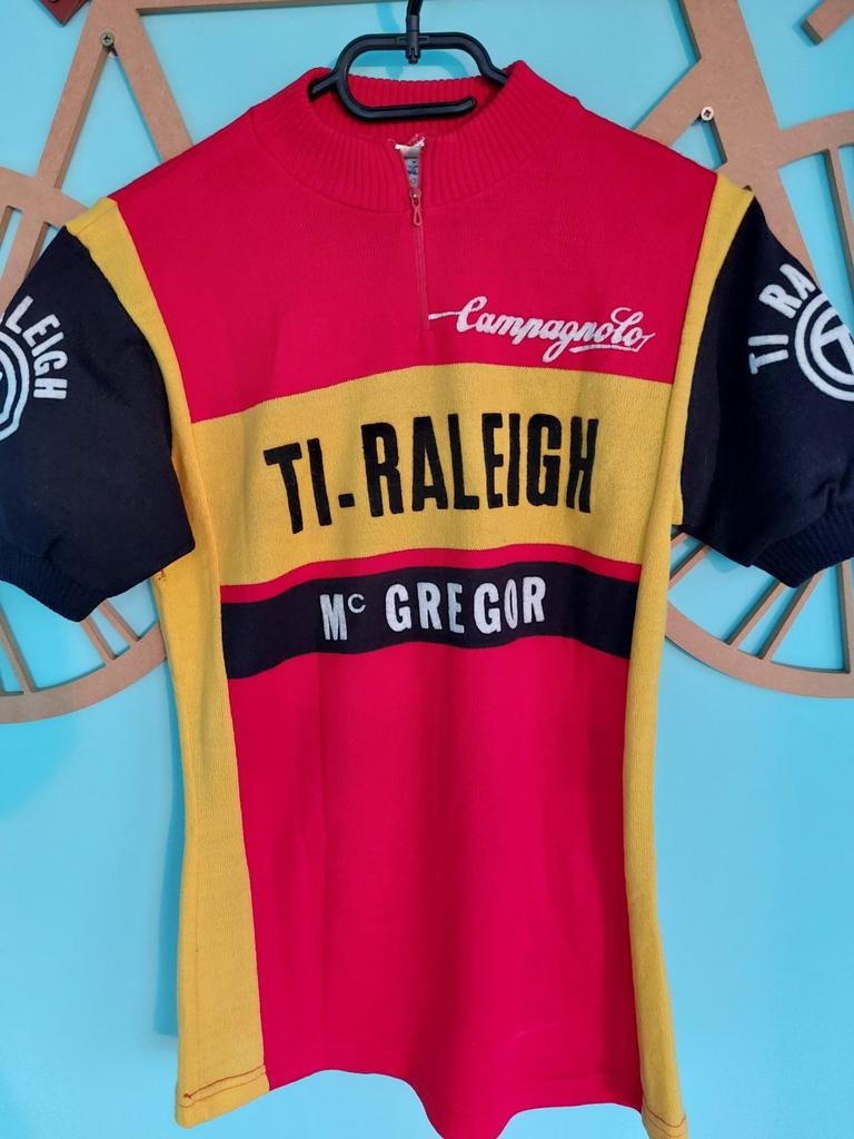 WIELERSHIRT TI RALEIGH MC GREGOR CAMPAGNOLO, Ophalen of Verzenden, Overige typen