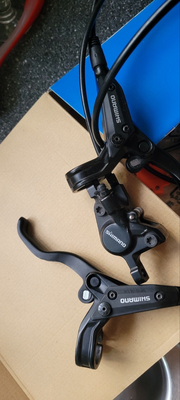 Schijfremmen voor en achter mountainbike, Fietsen en Brommers, Fietsonderdelen, Ophalen of Verzenden, Mountainbike