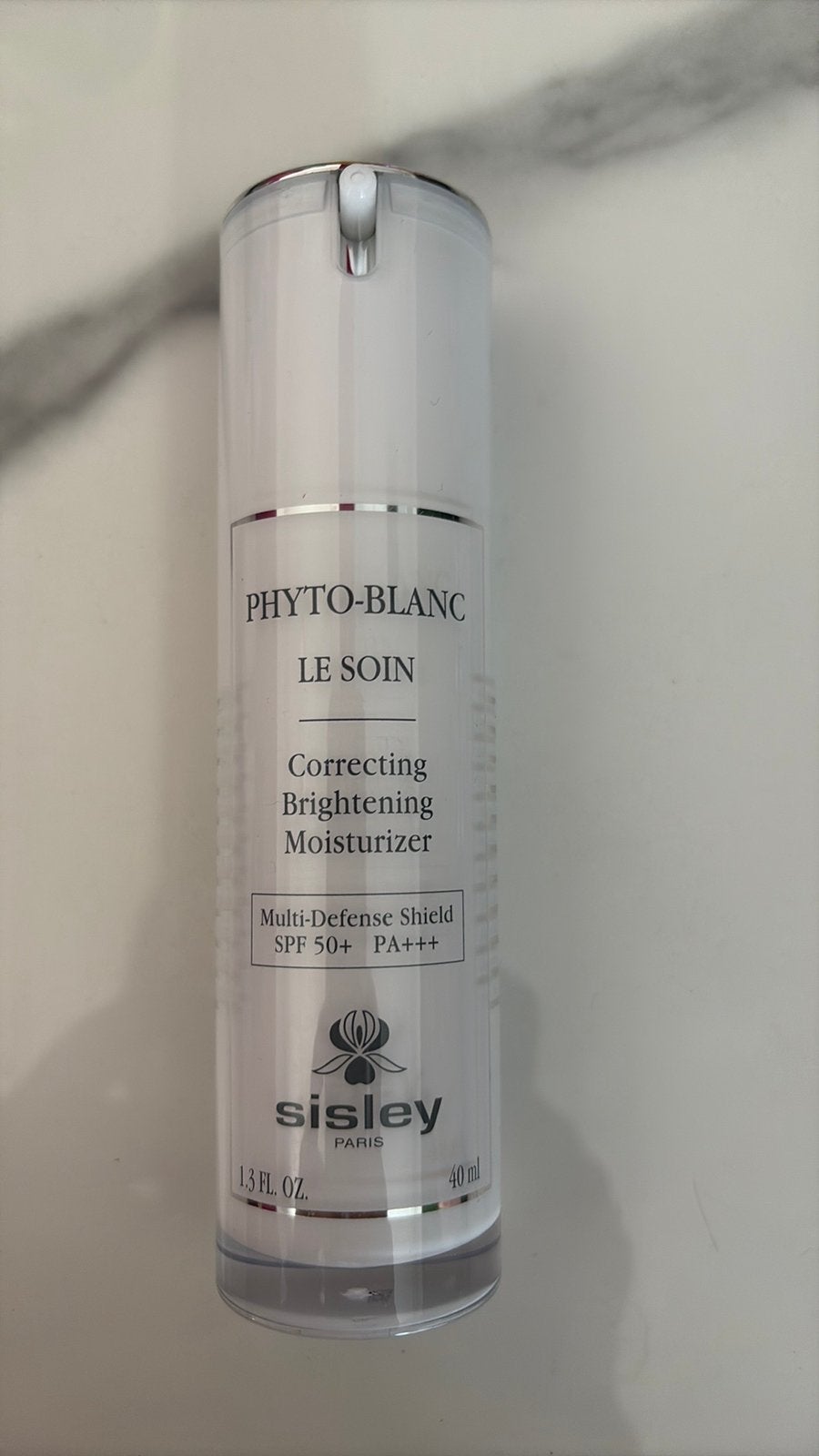 Sisley phyto blanc dagcrème met spf 50 nieuw, Verzenden, Nieuw, Gehele gezicht, Verzorging