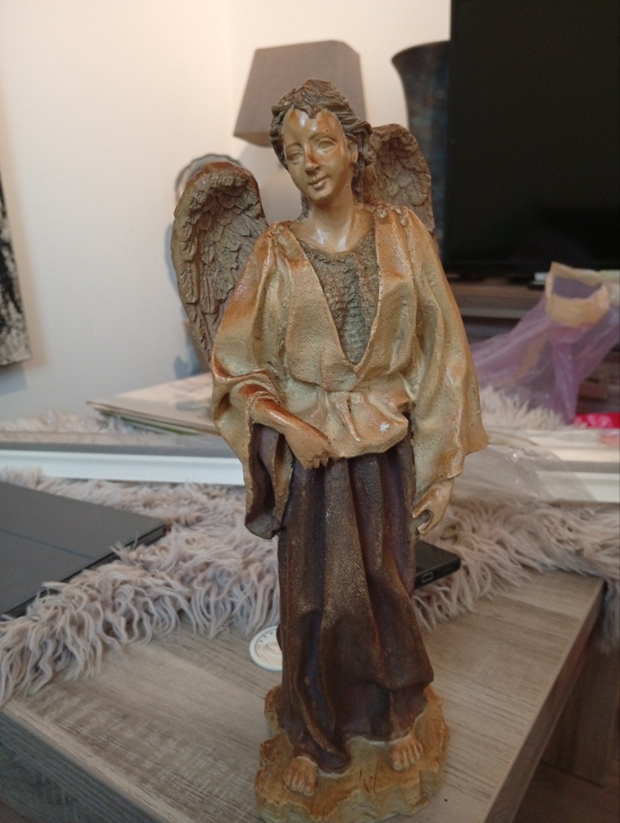 Prachtig beeld van een engel - Religieuze decoratie, Verzamelen, Beelden en Beeldjes, Ophalen of Verzenden