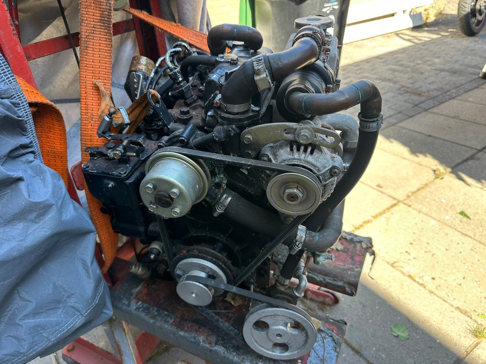 Generator kubota bouwman diesel loop sloop, Ophalen of Verzenden, Gebruikt, Motor en Techniek