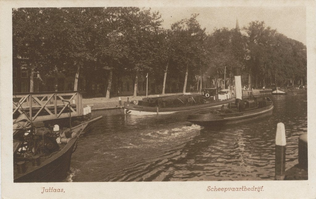 Jutfaas - Nieuwegein Scheepvaartbedrijf, Verzenden, 1920 tot 1940, Utrecht