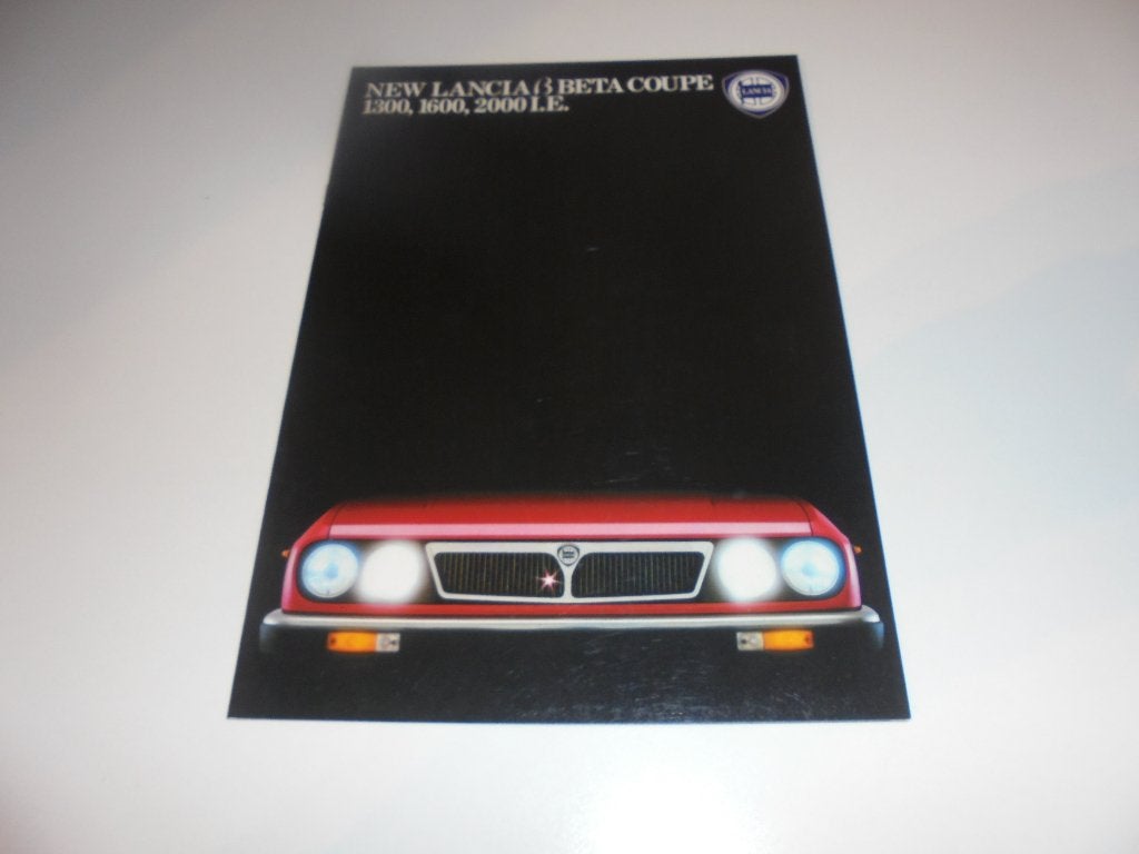 brochure Lancia Beta Coupé, Ophalen of Verzenden, Nieuw, Overige merken