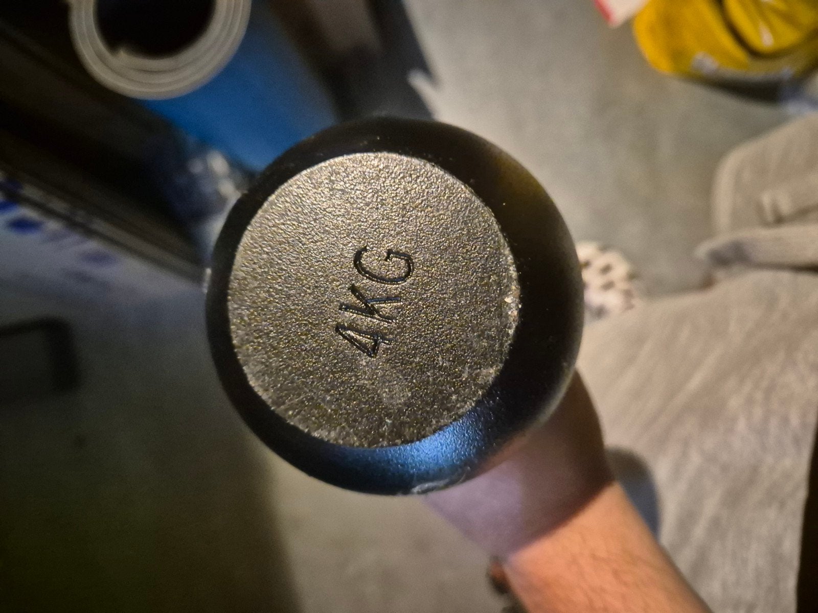 Crossmaxx Kettlebell 4KG, Sport en Fitness, Ophalen, Zo goed als nieuw, Benen, Kettlebell