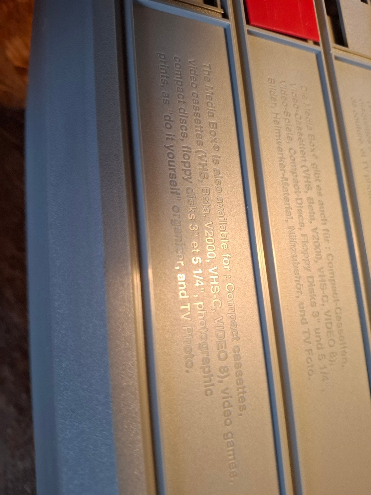 Media Box voor CD's/DVD's - Stapelbaar Opslagsysteem, Ophalen, Kunststof, Gebruikt, 25 tot 75 discs