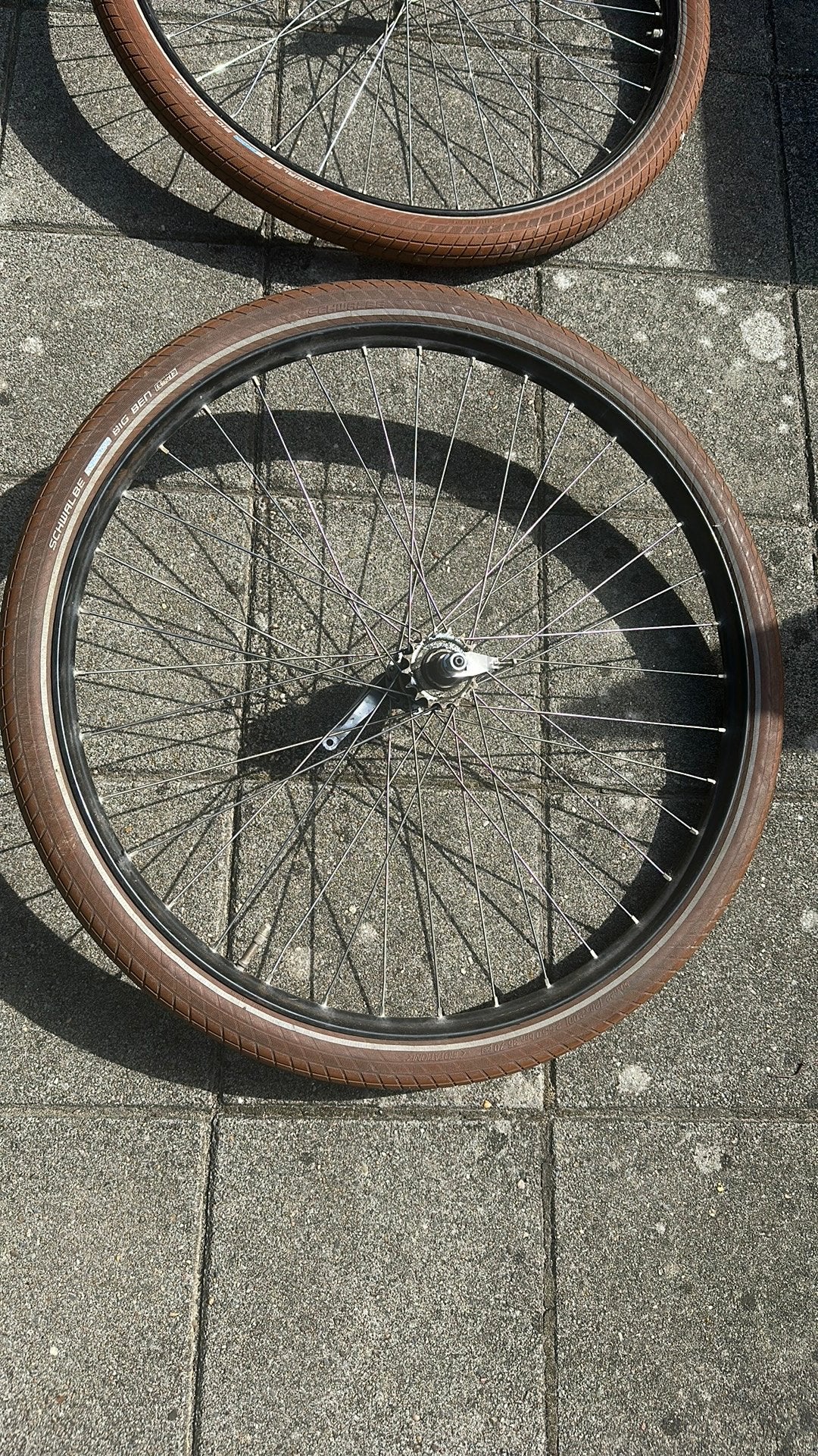 28 inch banden, Fietsen en Brommers, Fietsonderdelen, Ophalen, Gebruikt, Wiel