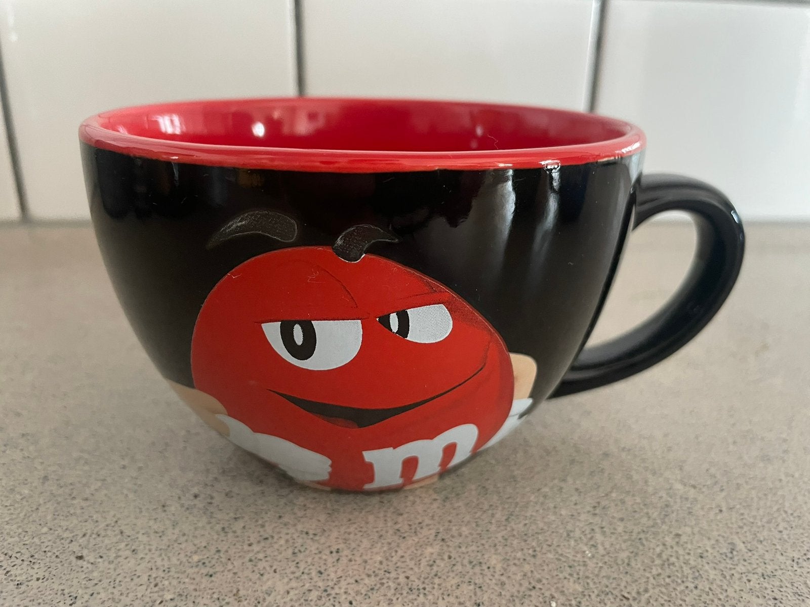 M&M’s mok kom Red zwart rood, Ophalen of Verzenden, Zo goed als nieuw, Gebruiksvoorwerp