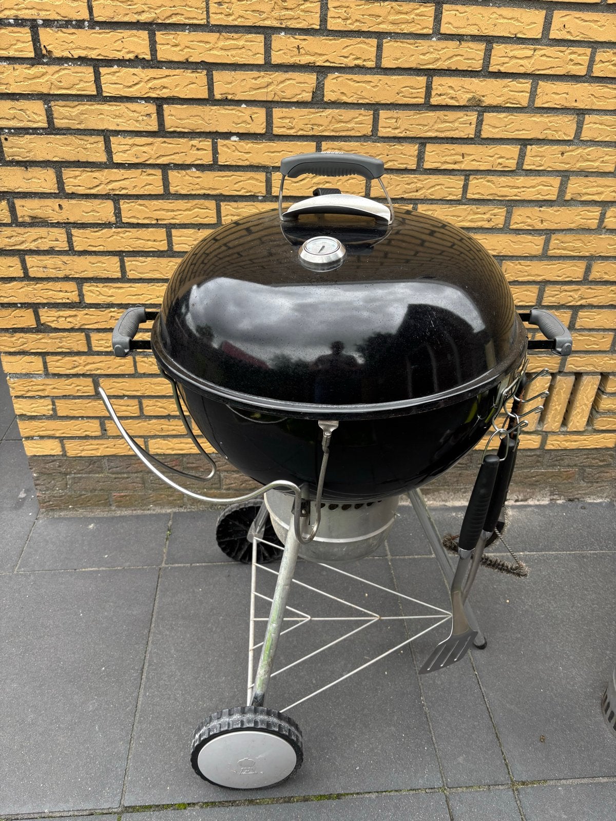 Weber Original Kettle Premium 57 cm BBQ, Tuin en Terras, Ophalen, Gebruikt