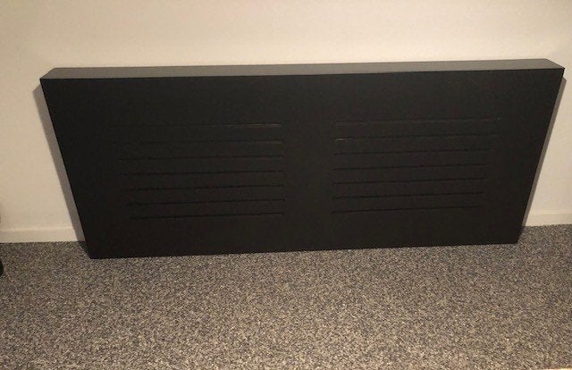 Strakke Radiator Ombouw op Maat | Horizontaal & Verticaal 10, Ophalen, Hout, Zwart, Nieuw