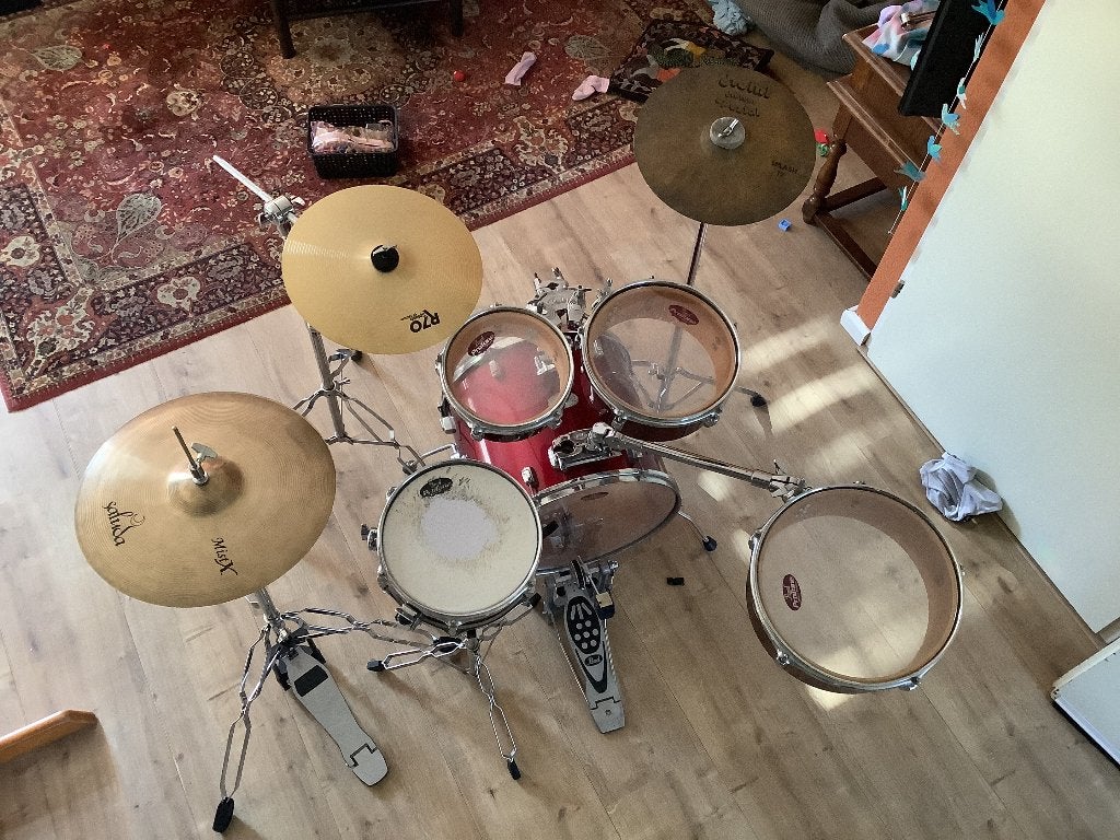 Pearl drumstel, Muziek en Instrumenten, Ophalen, Gebruikt, Pearl