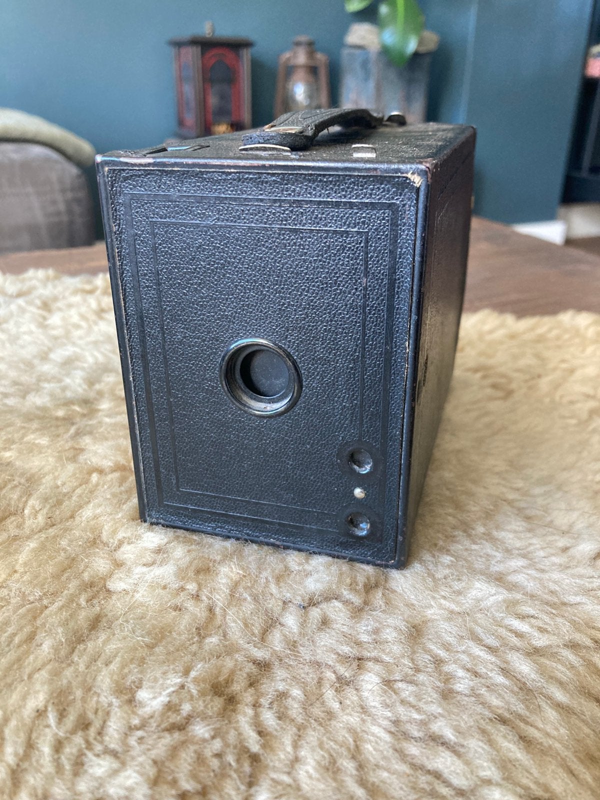 Antieke Brownie 2 Model F camera 1924-1935, Ophalen of Verzenden, Gebruikt, Compact, Overige Merken