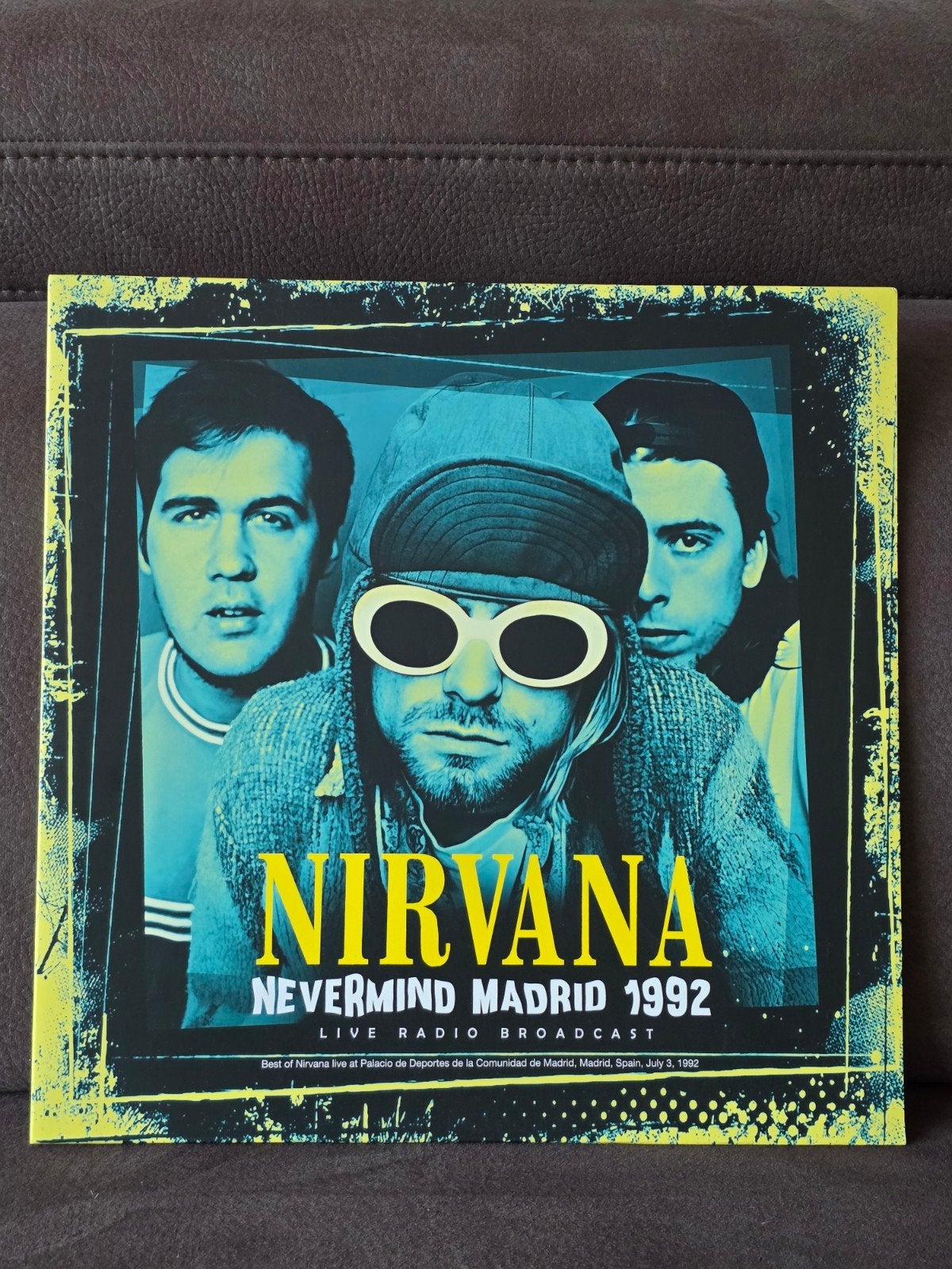 Nirvana - Nevermind Madrid 1992 Live Radio Broadcast LP, Ophalen, Zo goed als nieuw, 12 inch