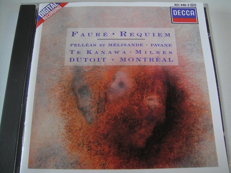 FAURE Requiem CD DUTOIT TE KANAWA NIEUWSTAAT, Ophalen of Verzenden, Romantiek, Zo goed als nieuw, Overige typen
