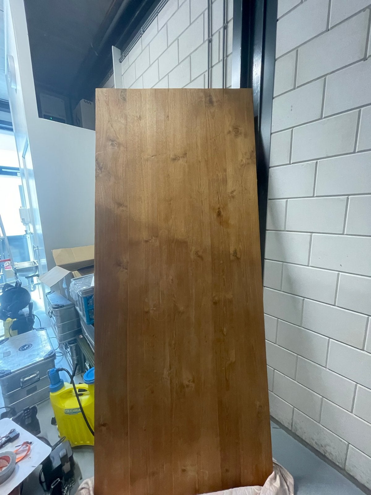 Mooie Demontabele Teak Eettafel - 241x99 cm - Goede staat, Ophalen, Gebruikt, Teakhout, 200 cm of meer