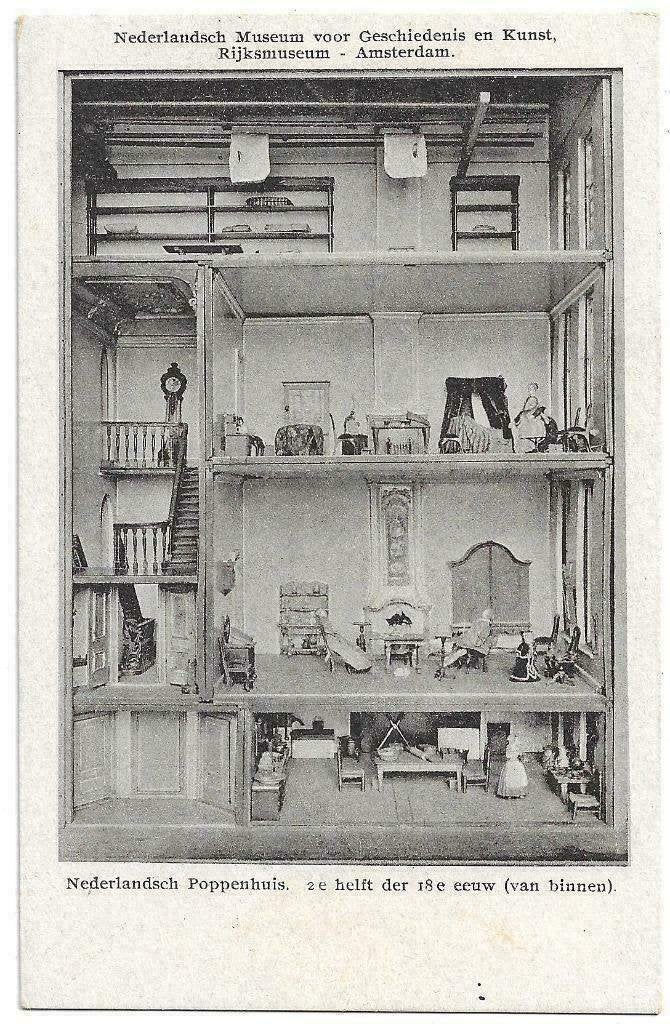 AK Amsterdam, Rijksmuseum - Nederlandsch Poppenhuis, Verzamelen, Verzenden, 1920 tot 1940, Ongelopen, Noord-Holland