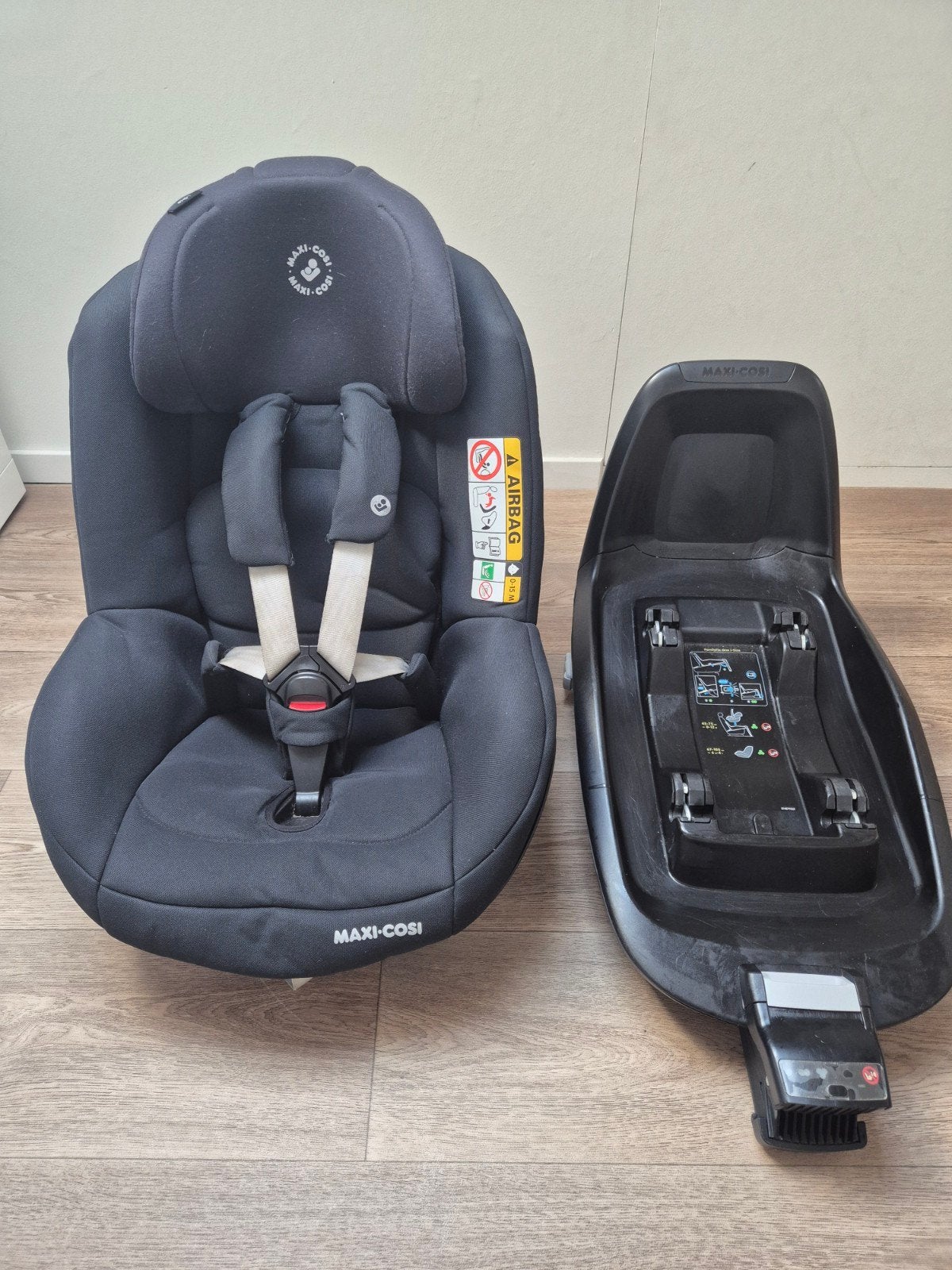 Maxi Cosi Pearl Pro 2 i-size incl. Base isofix familyfix, Kinderen en Baby's, Autostoeltjes, Ophalen, Gebruikt, 9 t/m 18 kg, Isofix