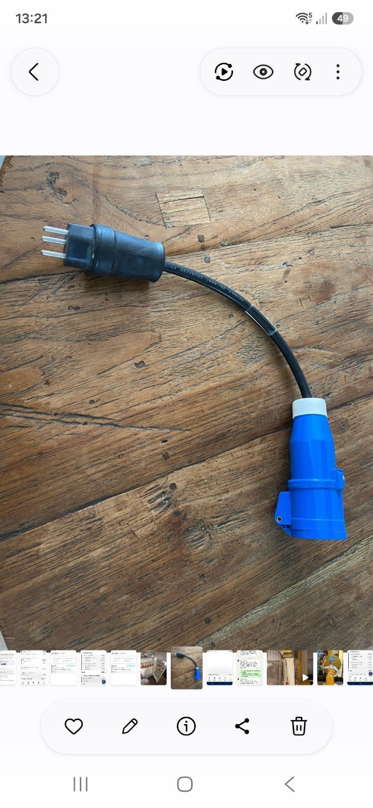 Camping adapter Zwitserland - CEE naar Zwitserse stekker, Caravans en Kamperen, Ophalen of Verzenden, Nieuw