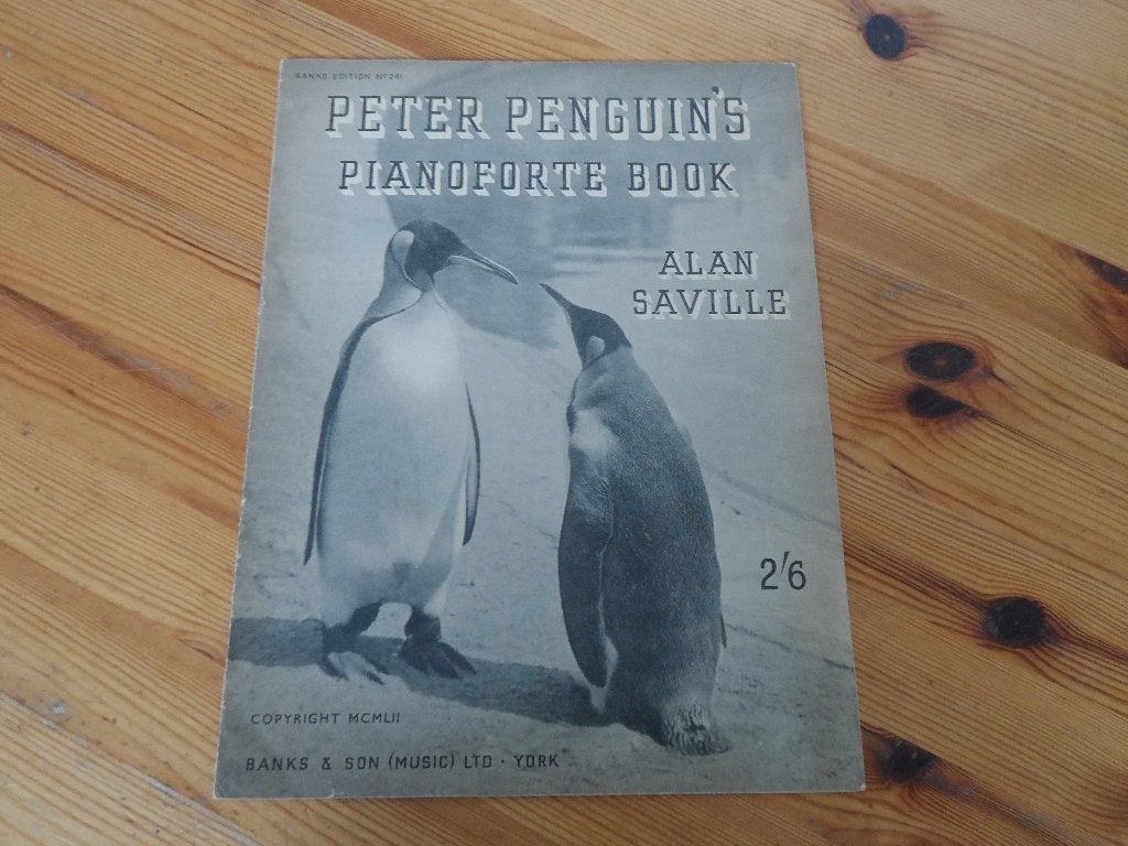 Peter penquin's pianoforte book - alan saville, Gebruikt, Ophalen of Verzenden, Artiest of Componist, Piano
