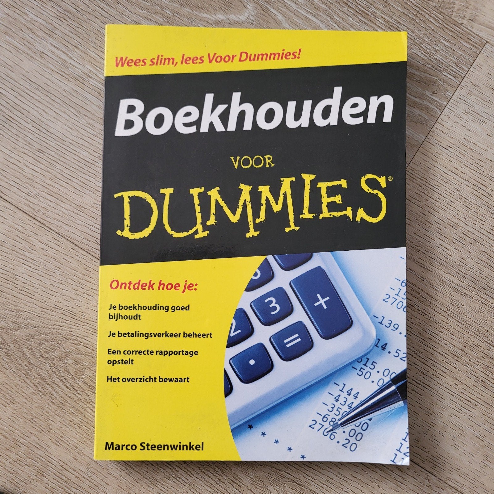 Marco Steenwinkel - Boekhouden voor Dummies, Boeken, Ophalen of Verzenden, Zo goed als nieuw, Marco Steenwinkel