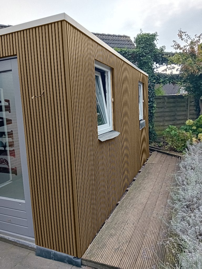 Houtlook Wandpanelen, Composiet gevelbekleding Rhombus, Doe-het-zelf en Verbouw, Ophalen, Overige materialen, Dieselstraat 8, 20 tot 50 mm